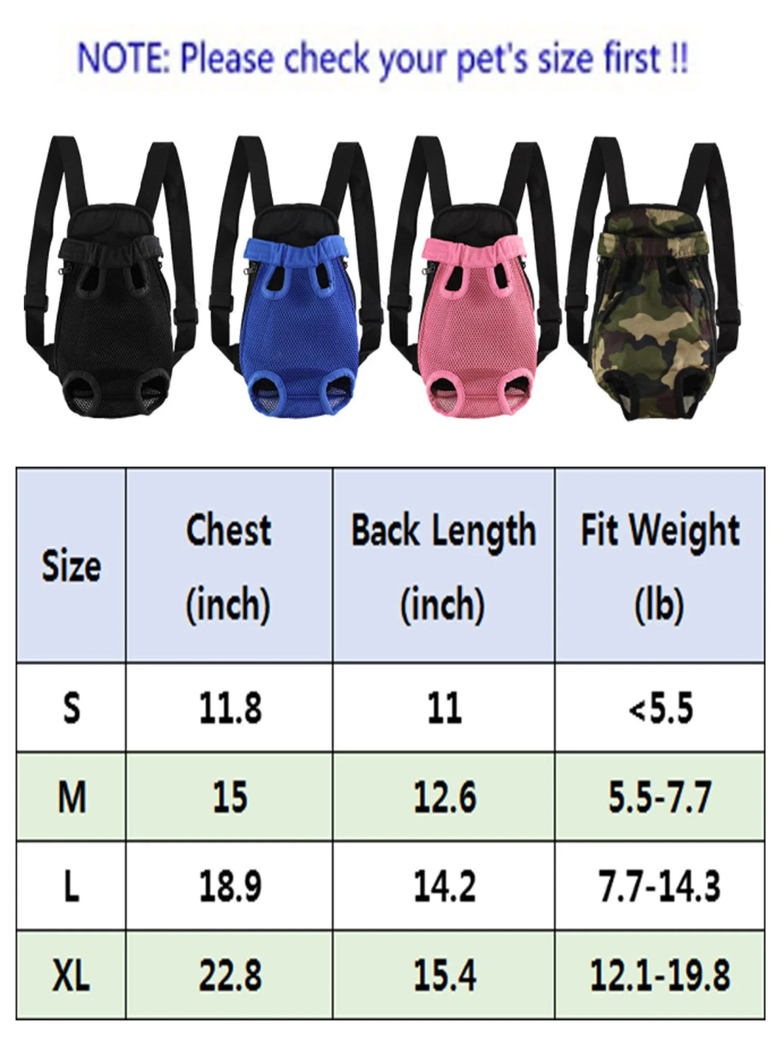 Pet Backpack Carrier, Small, Pink