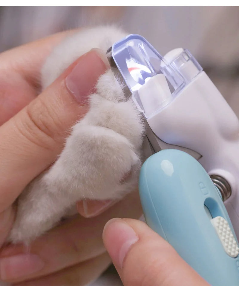 LED Pet Nail Clippers & Electric Grinder – Dog & Cat Nail Trimmer with Light