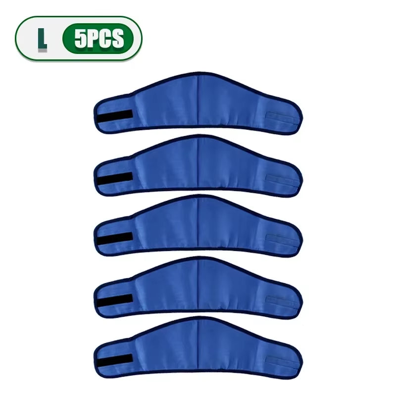 1-10PCS Summer Dog Cooling Collar Reusable Chill Scarf Breathable Pet Neck Wrap for Outdoor Use Heatstroke Prevention for Dogs