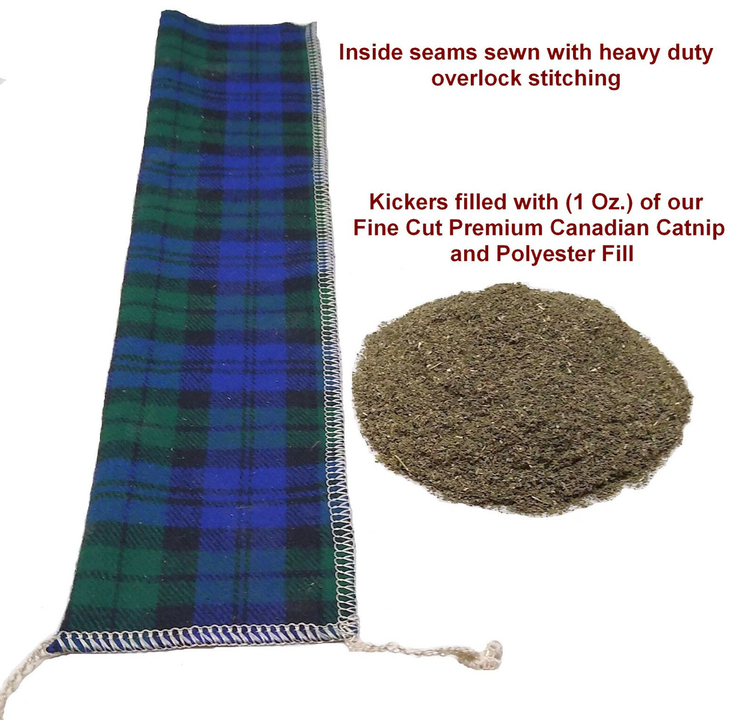 15" Catnip Cat Kicker Toy (Catnip Kicker Toy Filled with 1 Oz Canadian Catnip)