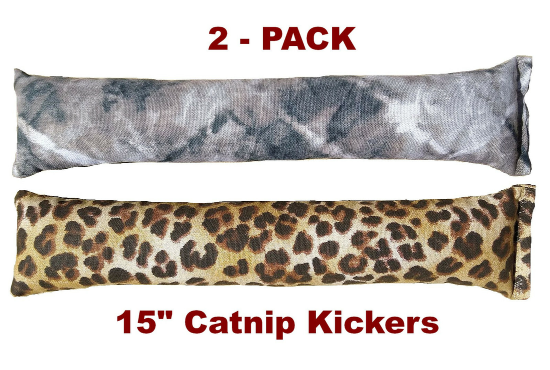 15" Catnip Cat Kicker Toy (Catnip Kicker Toy Filled with 1 Oz Canadian Catnip)