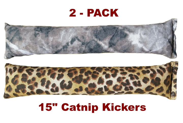 15" Catnip Cat Kicker Toy (Catnip Kicker Toy Filled with 1 Oz Canadian Catnip)