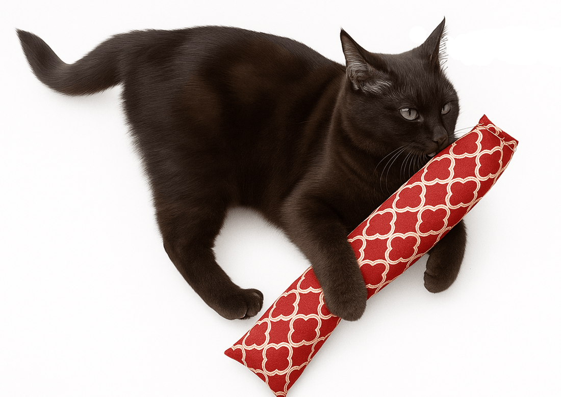 15" Catnip Cat Kicker Toy (Catnip Kicker Toy Filled with 1 Oz Canadian Catnip)