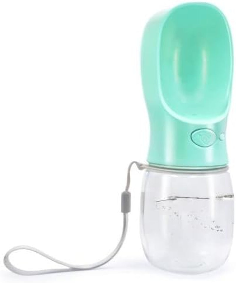 Portable Dog Water Bottle for Walking & Travel – 12oz (Blue)
