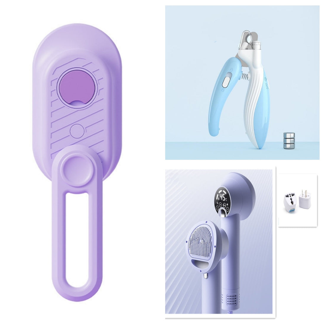 LED Pet Nail Clippers & Electric Grinder – Dog & Cat Nail Trimmer with Light
