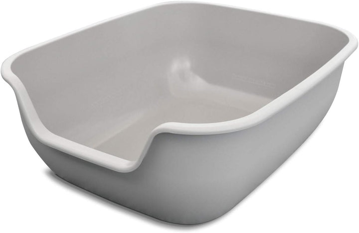 BetterBox Non-Stick Large Litter Box – Pet-Safe Coating, Easy-Clean Open Top, Durable ABS Plastic