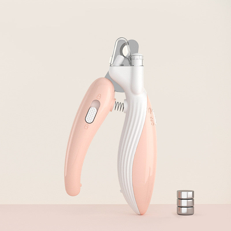 LED Pet Nail Clippers & Electric Grinder – Dog & Cat Nail Trimmer with Light