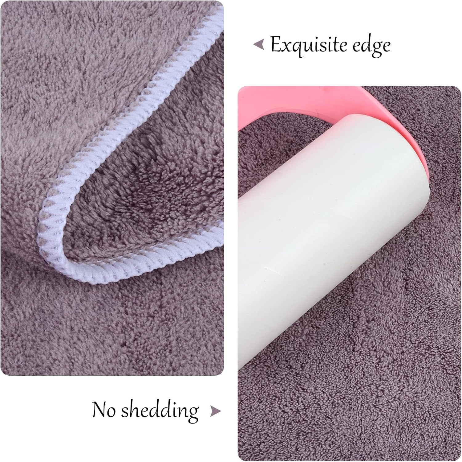 Super Absorbent Microfiber Pet Bath Towel – Quick-Dry Towel for Dogs & Cats, 30" x 50", Purple