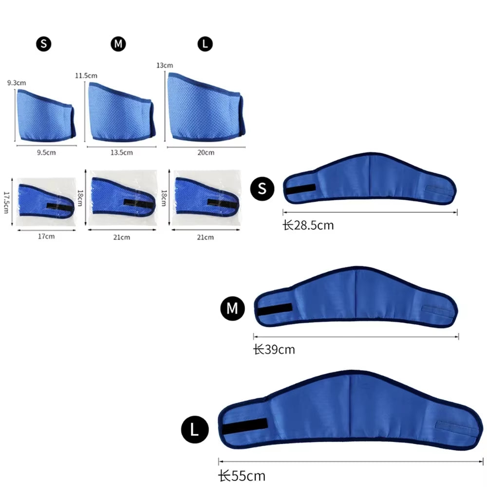 1-10PCS Summer Dog Cooling Collar Reusable Chill Scarf Breathable Pet Neck Wrap for Outdoor Use Heatstroke Prevention for Dogs