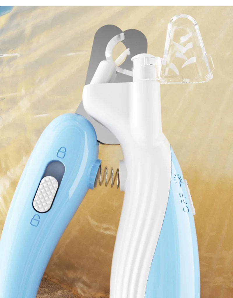 LED Pet Nail Clippers & Electric Grinder – Dog & Cat Nail Trimmer with Light