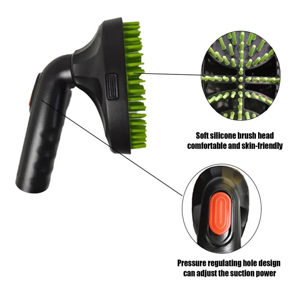 Dog Vacuum Brush for Shedding Cat Grooming Machine Attachment Shedding Cleaner Brush Tools for Easy Pet Care at Home Enjoyment