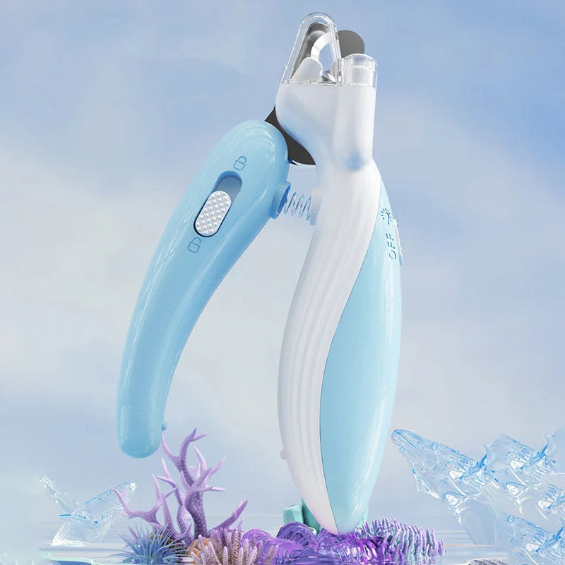 LED Pet Nail Clippers & Electric Grinder – Dog & Cat Nail Trimmer with Light