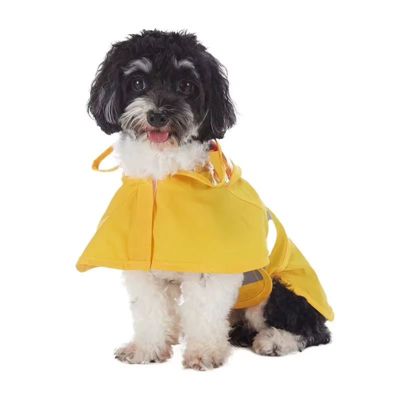 Reflective All-in-One Dog Raincoat – Duck, Shark & Frog Styles