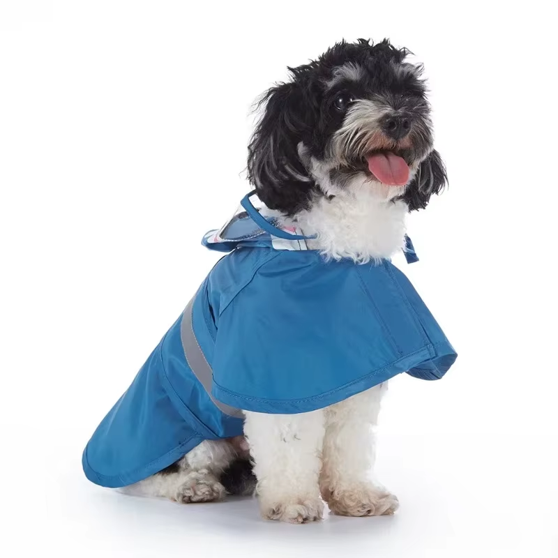 Reflective All-in-One Dog Raincoat – Duck, Shark & Frog Styles