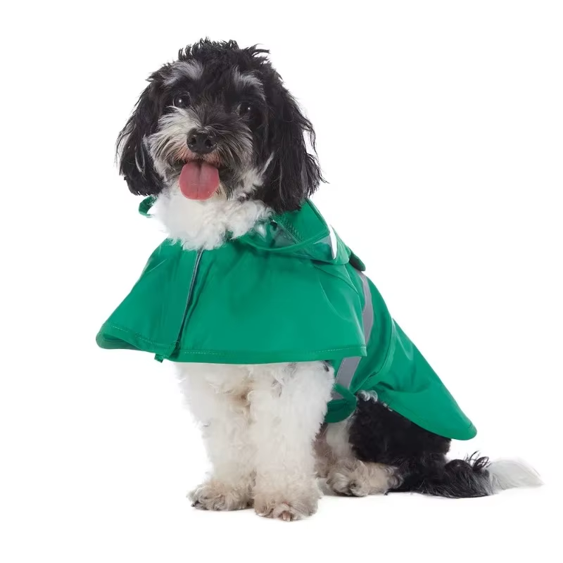 Reflective All-in-One Dog Raincoat – Duck, Shark & Frog Styles