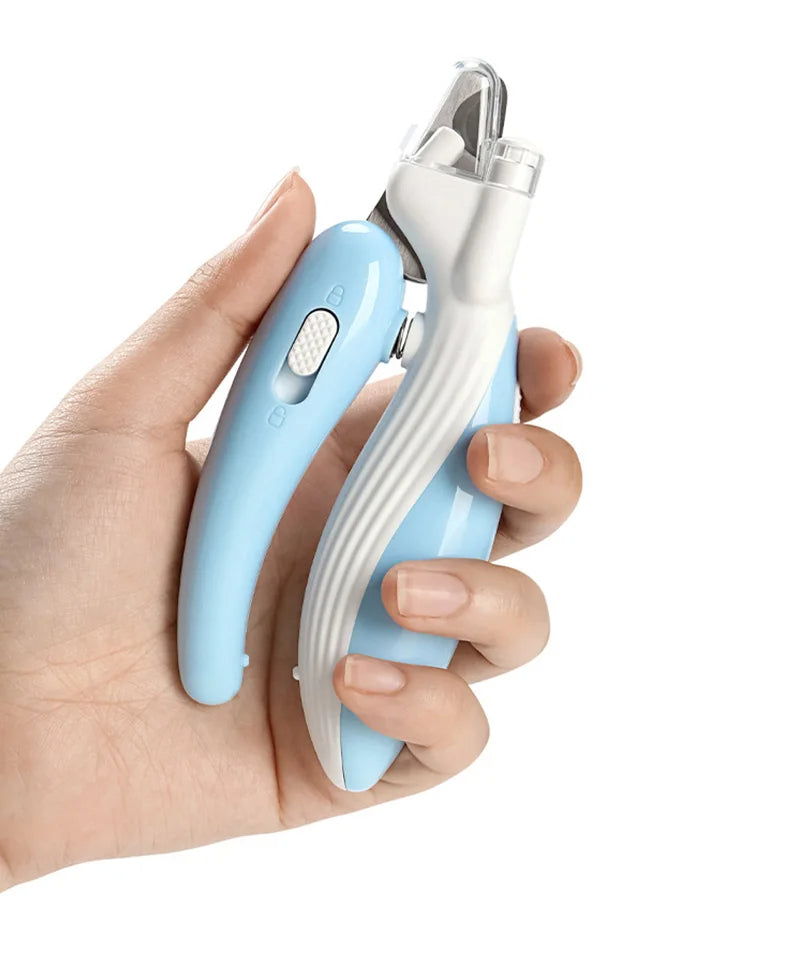 LED Pet Nail Clippers & Electric Grinder – Dog & Cat Nail Trimmer with Light