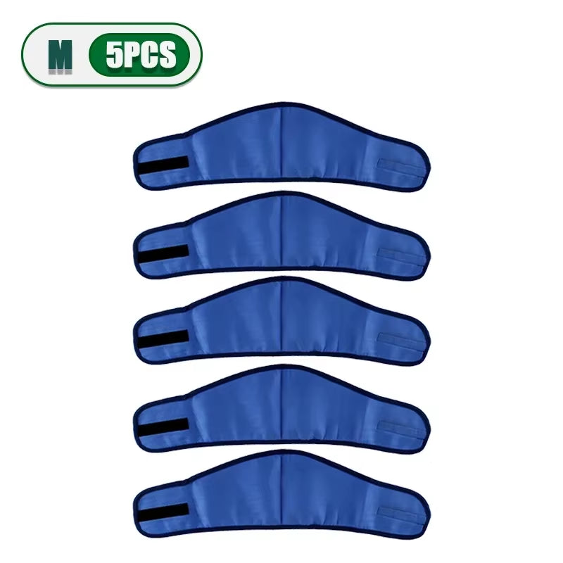 1-10PCS Summer Dog Cooling Collar Reusable Chill Scarf Breathable Pet Neck Wrap for Outdoor Use Heatstroke Prevention for Dogs