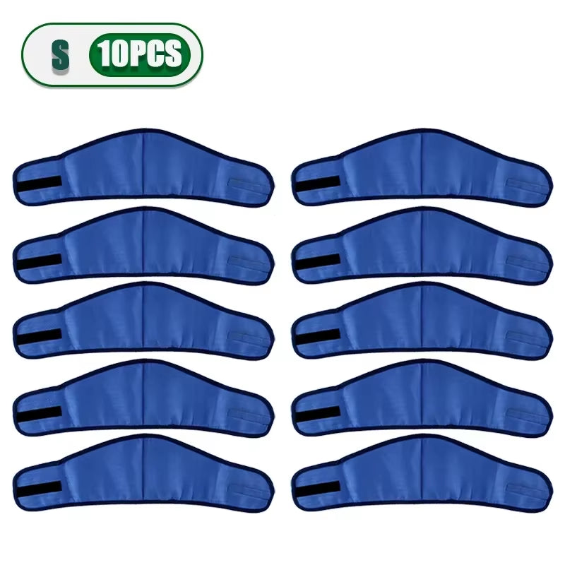 1-10PCS Summer Dog Cooling Collar Reusable Chill Scarf Breathable Pet Neck Wrap for Outdoor Use Heatstroke Prevention for Dogs