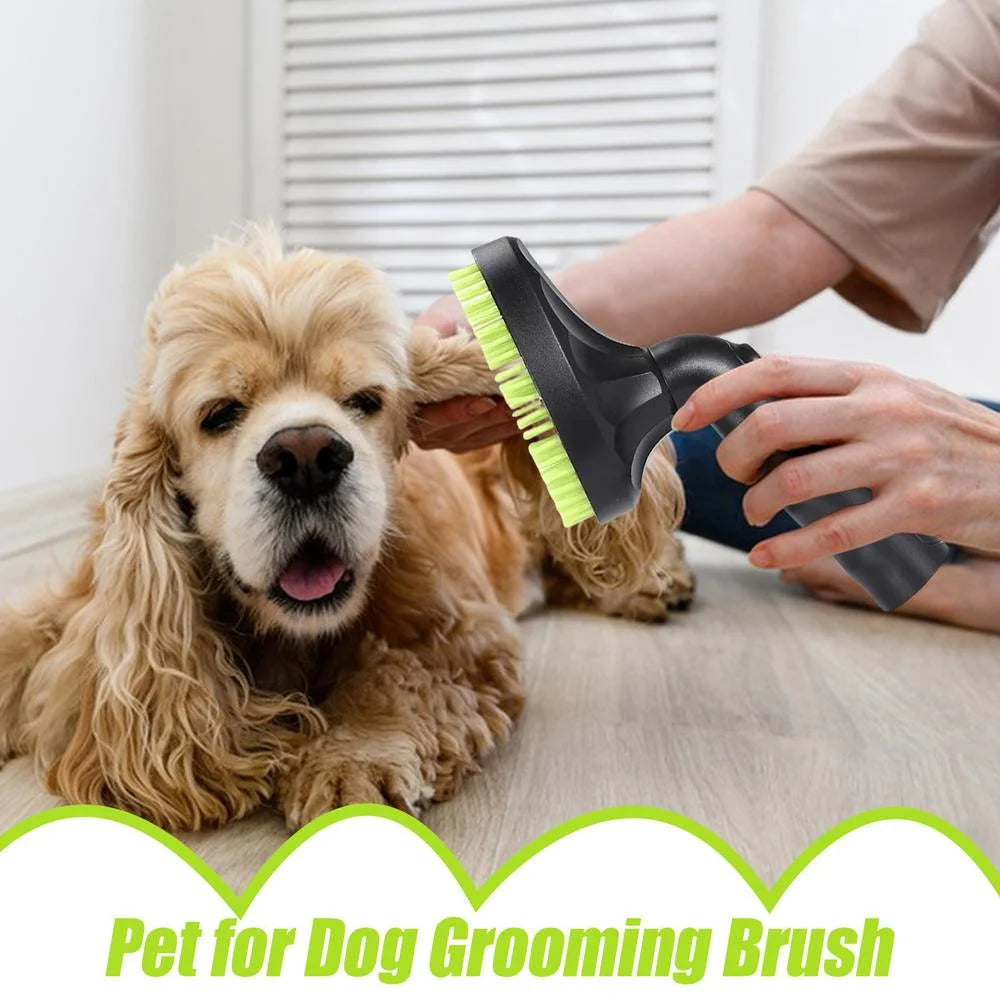 Dog Vacuum Brush for Shedding Cat Grooming Machine Attachment Shedding Cleaner Brush Tools for Easy Pet Care at Home Enjoyment