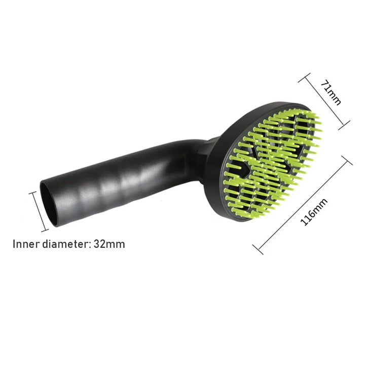 Pet Hair Brush Fits 32Mm 1.25 Inch Diameter Vacuum Cleaner, Cat & Dog Hair Brush Pet Grooming Tool Vacuum Cleaner Attachment
