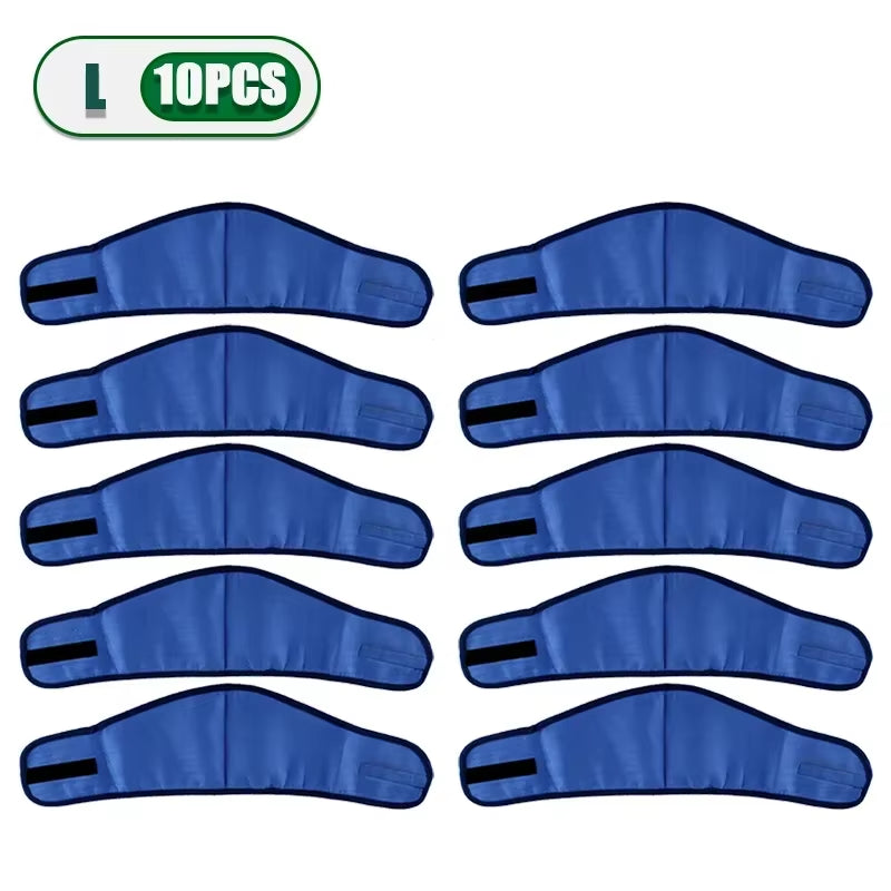 1-10PCS Summer Dog Cooling Collar Reusable Chill Scarf Breathable Pet Neck Wrap for Outdoor Use Heatstroke Prevention for Dogs