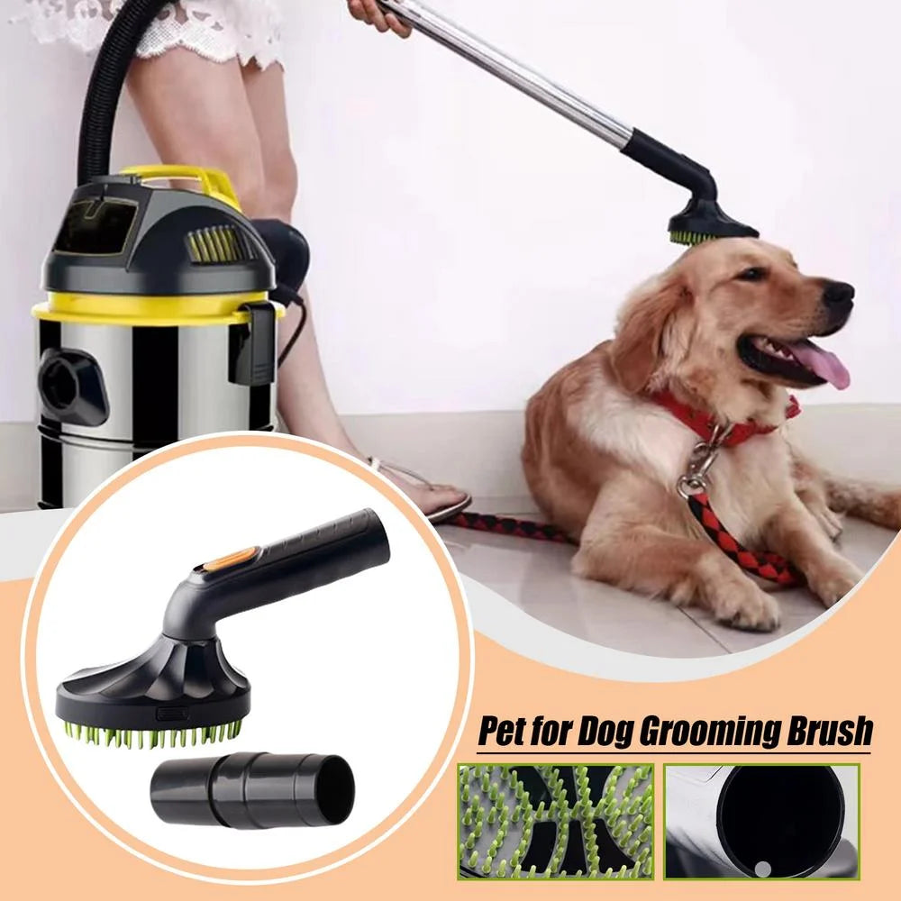 Dog Vacuum Brush for Shedding Cat Grooming Machine Attachment Shedding Cleaner Brush Tools for Easy Pet Care at Home Enjoyment