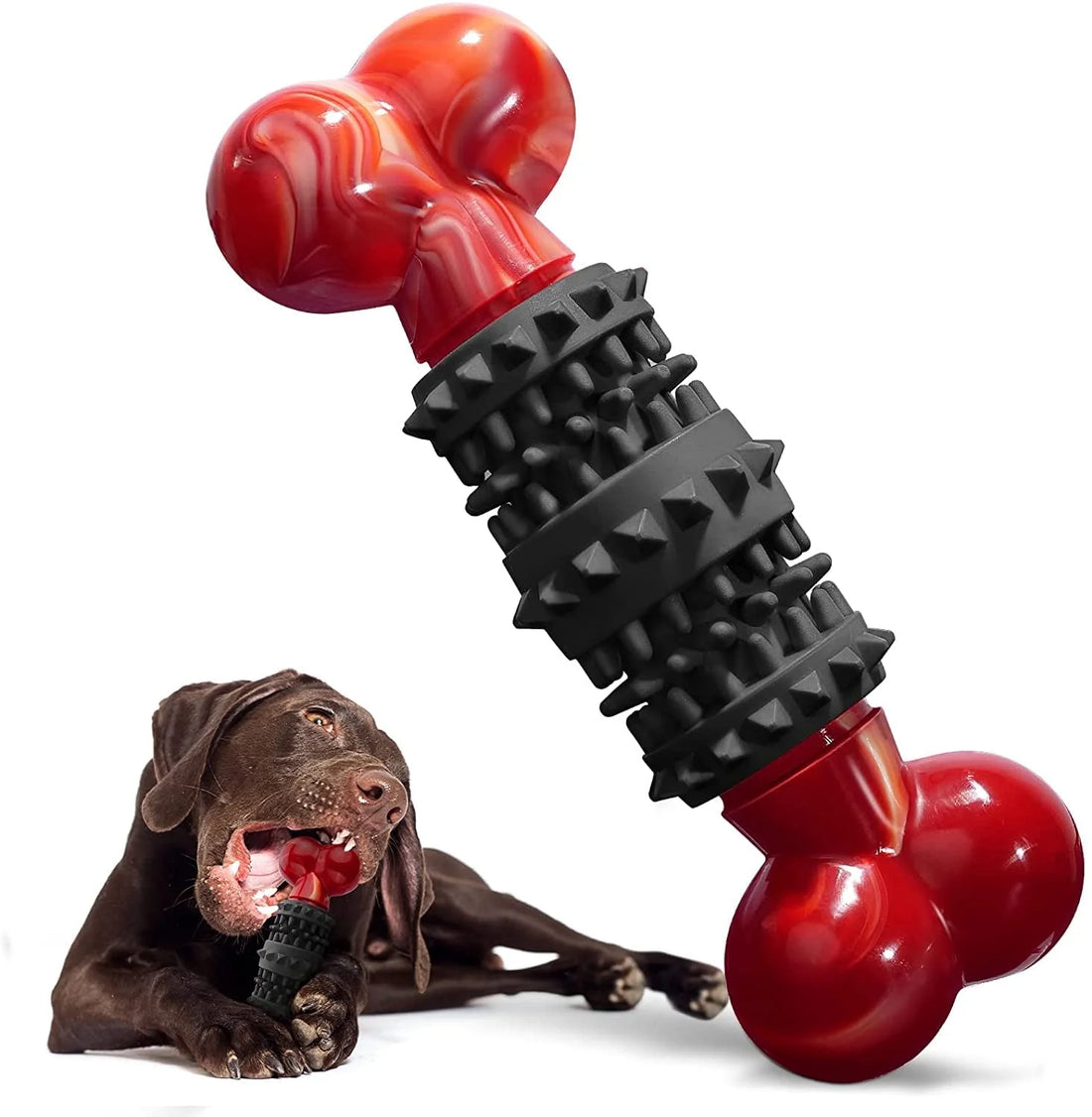 Indestructible Dog Chew Toy – Durable Bone Toy for Aggressive Chewers, Medium & Large Dogs